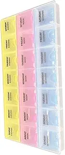 Travel Essentials Reusable Pill Box Organiser Sealed Case Portable Medicine Dispenser for Purse