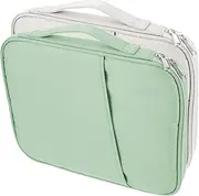 Tablet Bag Gadget School Bag Tablet Case Creative Coat Hook Frame Glasses Case Travel Handheld Mirror Automatic Parrots Protective Glasses Cases aging Hat Green Polyester