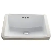 Kraus KCU-231 Elavo 17" Vitreous China Undermount Bathroom Sink - White