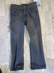 NEW Volcom Roadhouse Jeans Bootleg pants boys youth gray Size 5