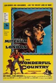 The Wonderful Country poster Robert Mitchum 1959 Old Film Movie Photo
