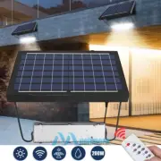 200W Solar LED Wall Light Outdoor Garden Yard Security Dusk-to-Dawn with Remote