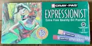 New Sakura Oil Pastels XLP16 Expressionist Cray-Pas Color Oil Pastels 16 Art Set