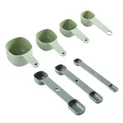 Gourmet Kitchen Modern Nesting Measuring Cup & Spoon Bundle