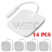 14X 5X5cm Tens Machine Replacement Electrode Pads Gel Self Adhesive Reusable OZ