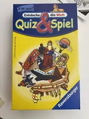 New QUIZ & SPIEL ENTDECKE DIE WELT RAVENSBURGER 8-99 JAHRE - 2010 German Languag