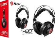 MSI H991 Gaming Headset Black, Built-In Microphone, Volume Control