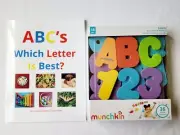 New ABC Book & Educational Foam Bath Letter/Number Set- Gift For Baby Or Child