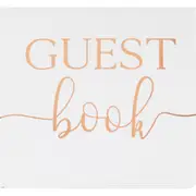 Ginger Ray Rose Gold Foil Wedding Guest Book