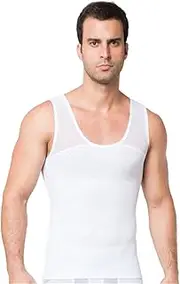 BaronHong Compression Mens Body Shaper Powerful 170G Powernet Vest