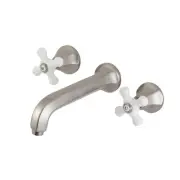 Kingston Brass KS402.PX Metropolitan Wall Mounted Tub Filler - Nickel