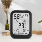 Indoor Electronic Thermometer with Celsius Fahrenheit Conversion Feature
