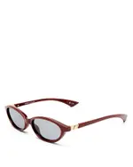 Le Specs Duskfall Oval Sunglasses, 55mm