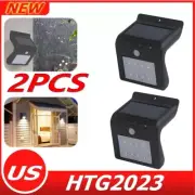 Waterproof Solar PIR Motion Sensor Outdoor Wall Light Garden Landscape Lighting