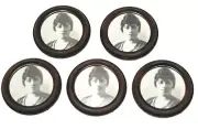 NOS New & Vintage Old Time Photo Picture Frames LOT Group of 5 Hang or Stand