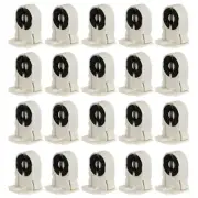 60PCS Lamp Holders T8 Lamp Base Tombstone Lamp Holder G13 Lamp Holder Turn-Type