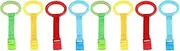 2sets Link Rings Toy for Baby Pull Ring Safe Materials for Toddlers 4pcs*2