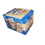 Hello Panda Vanilla 10-Box Meiji Bite-Size Cookies Soft Cream Filling Snack