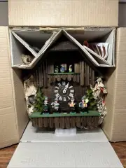 NEW OLD STOCK Black Forest Cuckoo Clock Double Movement 1982 West Germany