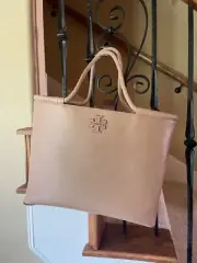 Tory Burch Taylor Tote Bag, Large - Beige NEW