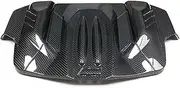 Hood Vents， Carbon Fiber Car Engine Hood Cover Panel Guard Plate Protector Compatible for BMW F10 M5 F06 F12 F13 M6 2012 2013 2014 2015 2016