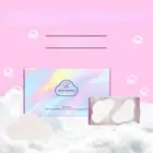 2 pcs Rainbow Cloud Bath Bomb Colorful Sea Salt Natural Handmade for Exfoliating