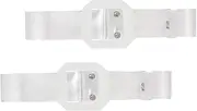 [Minkissy] 2Pcs Clear Wide Waist Belt for Women Stylish Transparent Fashion Accessory for Dresses Jeans and Skirts Versatile and Easy to Clean for Everyday Wear and Special