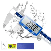 Qfun Digital Caliper 0-6inch Caliper Measuring Tool Extreme Accuracy IP54 Wa