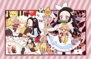 Anime cardcaptor sakura kimetsu no yaiba agatsuma Stitched Gaming Mat Desk