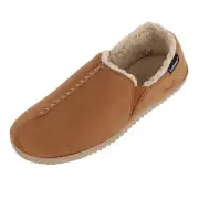 New Isotoner Men's Recycled Microsuede Liam Closed Back Slipper