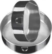 Flour Sieve Fine Mesh, Set of 2, 6"And 8" Stainless Steel 60 Mesh round Flour Si