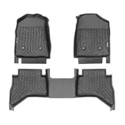 KIWI MASTER 3D TPE Car Floor Mats Liner Fit Holden Colorado Dual Cab 2012-2020