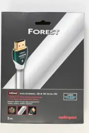 AudioQuest Forest 5m 16'5" HDMI High Speed Ethernet 3D 4K Ultra HD Cable NOS