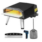 "[US Direct] ECOWELL EPO120 Pizza Oven Outdoor Stove 12""Outside Stone/Peel, Infrared Thermometer and Portable Waterproof"