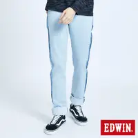 在飛比找蝦皮商城優惠-EDWIN EDGE立體繡窄管牛仔褲(重漂藍)-男款
