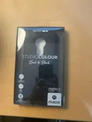 tech21 Studio Back to Black case for Moto G7 Power