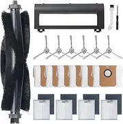 18 Pack Replacement Parts for eufy L50, L60 Robot Vacuum Parts with 1 Roller Brush, 4 Pack Filters and Sponges, 6 Side Brushes, 6 Duct Bags and 1 Rollin Brush Guard