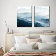 Blue mountains 2 sets Canvas Prints