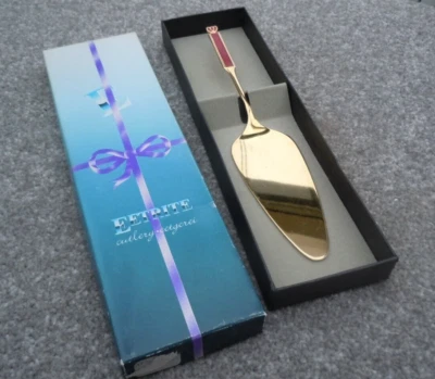 EETRITE 24 Carat Gold Plated Cake Server