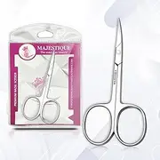 Majestique Manicure Small Scissor for Fingernails, Shaving, Moustache, Beard, Eyebrow and Toenails, 100% Stainless Steel for Men and Women