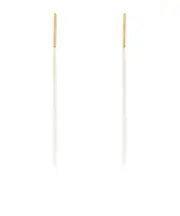Jil Sander Tassel Embellished Earrings One size Cream