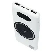 Our Pure Planet 10K mAh Wireless Power Bank (2 x USB) - White