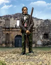 W.Britain 10063 David Crockett at The Alamo, 1836 (Britains)