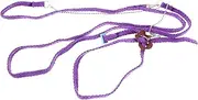 BESPORTBLE 3pcs 1.2m Reptile Harness Lizard Leash Adjustable Nylon Metal Harness for Small Animals 0.7cm Wide 40cm Length 80cm Leash Length