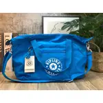 KIPLING KI252173H 復古藍搶眼大LOGO手提側背包