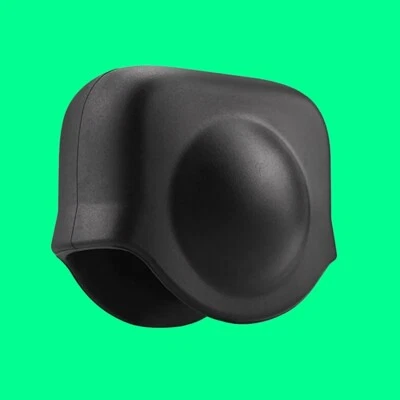 Shockproof Black Silicone Protective Lens Cap Cover Case for Insta360 X3 Camera