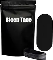 60 Pack Mouth Tape, Mouth Tape for Sleeping, Anti Snoring Sleep Tape, Mouth Sleep Strips Anti Snoring Devices for Better Nose Breathing Sleep, Snore Reducing Aids Black