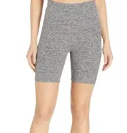 Beyond Yoga Women's Spacedye Black High Waisted Biker Shorts NWT Size S