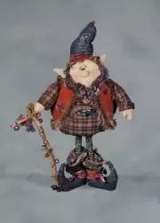Cloth Folk Art Doll Pattern "Jangles" By Sparkles 'N' Spirit
