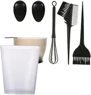Hair Dyeing Kit for Black Hair 6-Piece Tool Set Measuring Jug Perm Scale Cup Hairdressing Measuring Cup